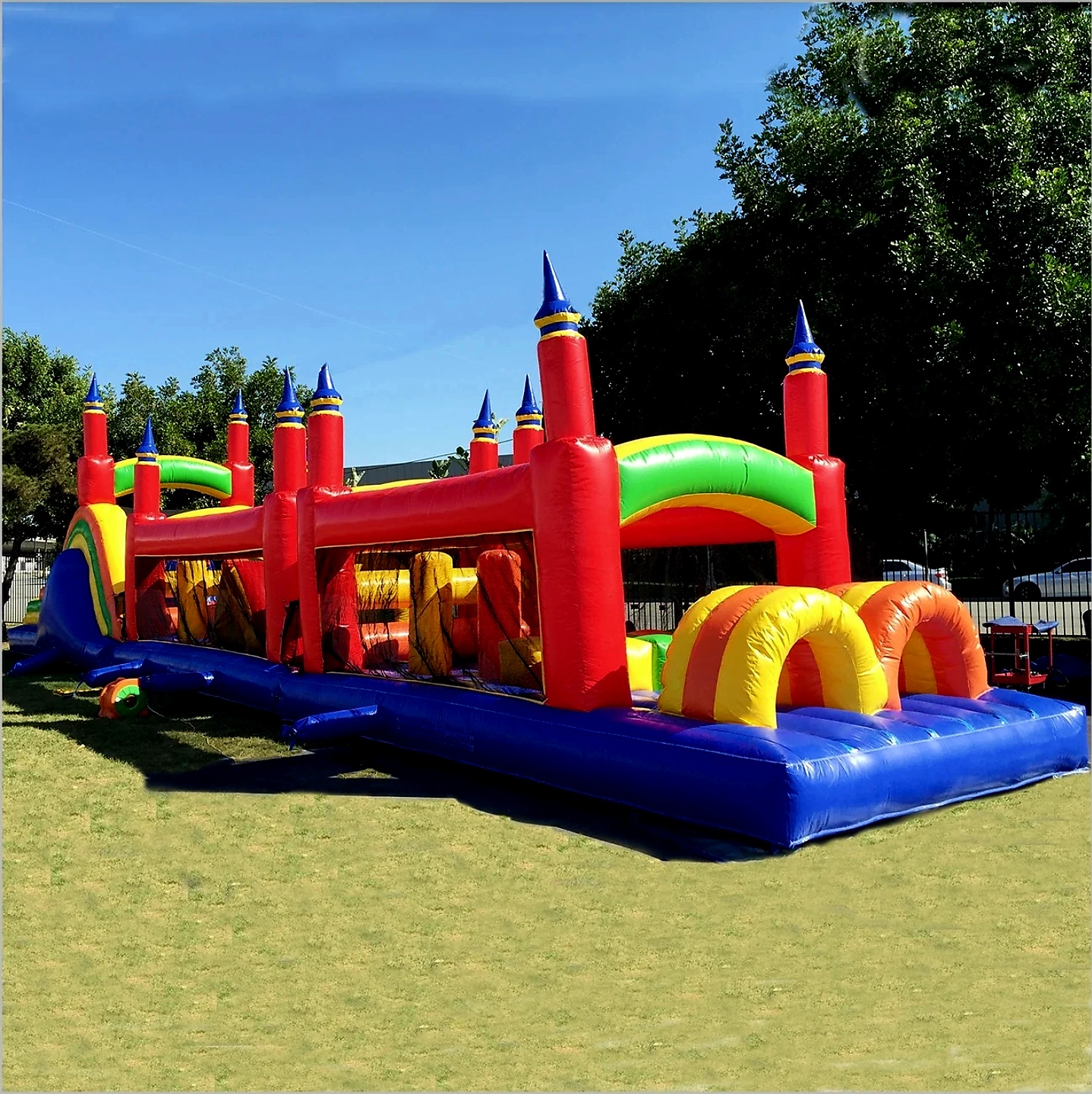 The Fortress 60 — Obstacle Course & Slide