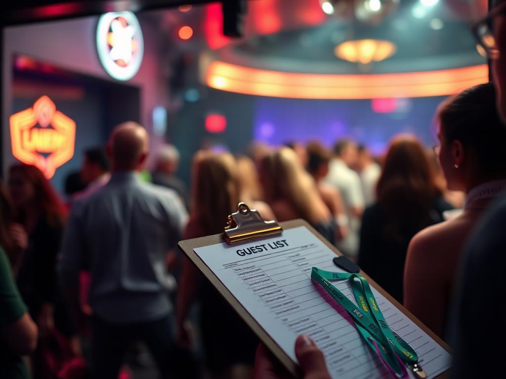 Event tickets / guest list
